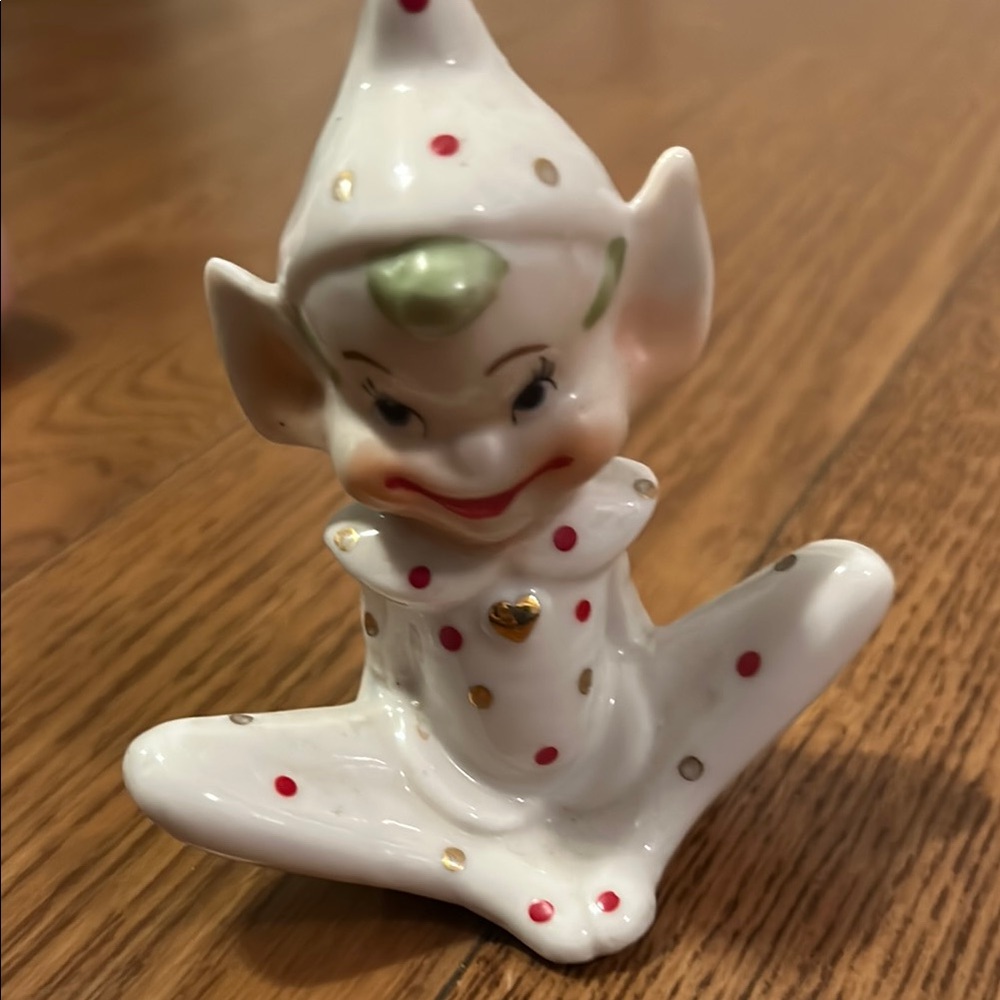 Elf Vintage Ceramic Figurine